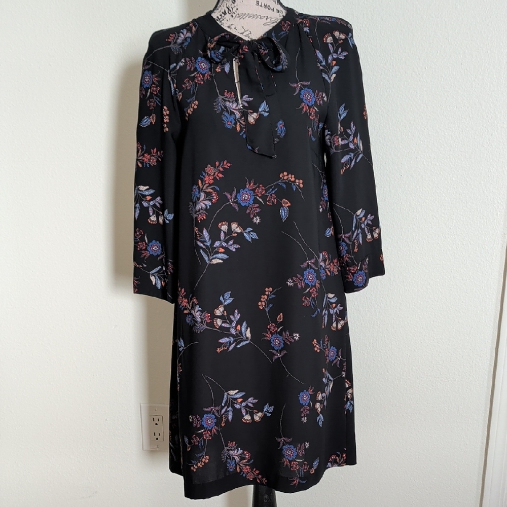 H&M Floral Black Dress